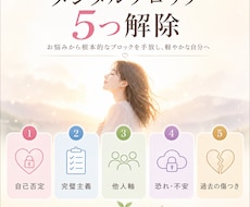 メンタルブロック解除します 潜在意識を探りネガティブなメンタルブロックも解除可能