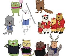 似過ぎない似顔絵／人をかわいい動物キャラにします イメージ1