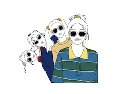 最短即日納品！ゆるくて可愛い線画を描きます ゆるくて可愛い線画で世界に1枚のアートをお描きします。