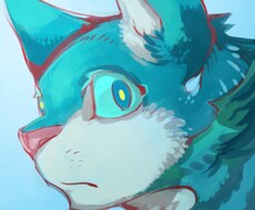 【即日～3日納品】簡単なアイコンイラスト作成【人外・ドラゴン・ケモノ・モンスター】