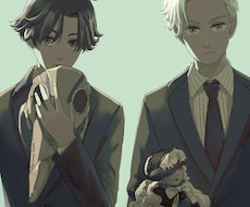 2人まで金額そのまま！かっこいい男性キャラ描きます イメージ1