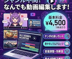 YouTube・VTuber切り抜き動画編集します イメージ1