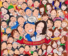 カラフルでポップな似顔絵描きます イメージ1