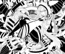 モノクロイラスト描かせていただきます モノクロイラストを描きます、デフォルメキャラも可能です