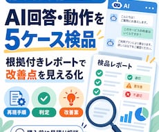 AIチャットボットの回答と動作を根拠付き検品します 5ケースで誤回答・指示無視・誤完了を確認
