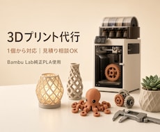 STL/3MFデータを3Dプリント代行します イメージ1