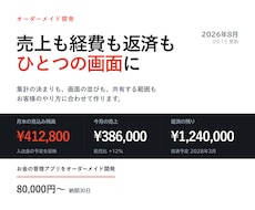 お金の管理アプリをオーダーメイド開発します イメージ1