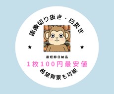 画像の白抜き・切り抜きをします イメージ1