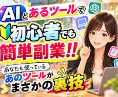 AI×とあるツールを使った収益ノウハウ教えます 初心者でも簡単在宅OK！ほぼ放置で稼ぐおすすめ副業！