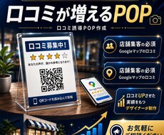 お客様が書きたくなる口コミ誘導POPを作成致します イメージ1