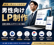 成果につながるビジネス向けLPデザインを制作します イメージ1