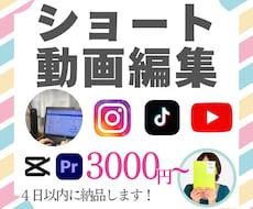 店舗集客ショート動画４日以内に編集します イメージ1