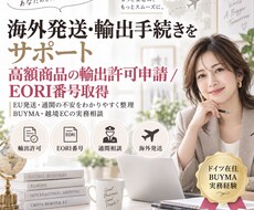 EU輸出とEORI取得をサポートします イメージ1