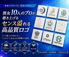 ドリームチーム10名で高品質ロゴ10案を提案します 2～3案では不安な方向け！選べないレベルの10案をあなたへ！