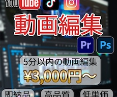 迅速かつ丁寧に動画編集いたします イメージ1