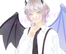 小悪魔、モケ耳、メイド、お描きします イメージ1