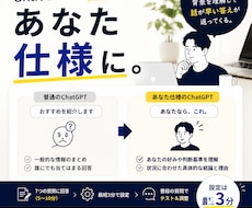 ChatGPTの「惜しい」をあなた仕様に整えます イメージ1