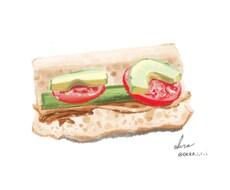 食べ物イラスト制作します