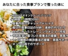 健康的にダイエットしたい方サポートします イメージ1