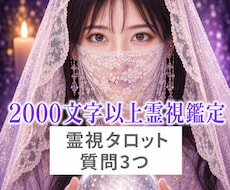 恋愛仕事人間関係なんでも質問3つまで霊視鑑定します 2000文字超えの大ボリューム鑑定で3つの悩みを徹底分析