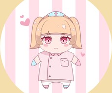 かわいい女の子のぬい風アイコン描きます イメージ1