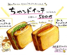 手書きイラスト！年賀、ウェルカムボード等作成します イメージ1