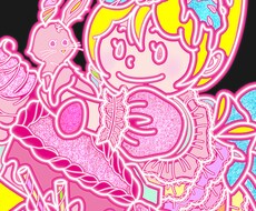 現役ドレスデザイナーがポップなイラストお描きします イメージ1