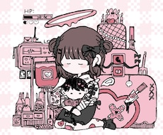 実績100体以上！ゆるいイラストを制作します 商用利用〇 どのようなポーズにも対応しています！