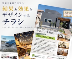 結果・効果をデザインするチラシを作成します イメージ1