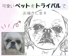特急！ペットの似顔絵をトライバルで色紙に描きます 可愛い家族をお洒落に飾ってみませんか？記念日プレゼントにも♡