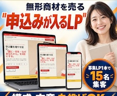 講座・スクール・コンサルの募集LP作ります イメージ1
