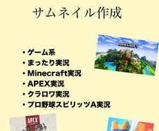 動画編集、サムネイルの作成をします イメージ1