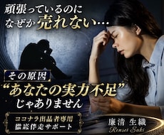自己流で売れない状態から選ばれる形に徹底伴走します イメージ1