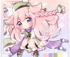 かわいいデフォルメイラスト制作承ります 自分だけの可愛いイラストが欲しい方へ！