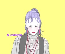 美人！かわいい！アイコン・似顔絵作成します LINE、SNS、ブログ等のおしゃれアイコンに最適 :)