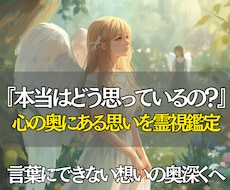 即鑑定◎あの人が言えない本当の気持ちを読み取ります あの人の心の中にある迷い・葛藤・想いを深く読み取ります。