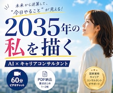 AIと一緒に2035年の理想の人生を設計します イメージ1