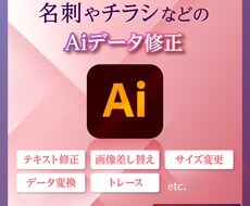 Aiデータでお困りの方！修正します イラストレーターの簡単なデータ修正承ります！複数箇所可能！！