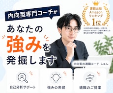 内向型専門コーチがあなたの強みを発掘します イメージ1