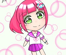 アイコン映え!!あなただけのミニキャラ描きます イメージ1