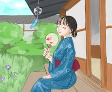 様々な用途に対応。一枚絵をお描きします SNSアイコン、個人観賞用、記念日イラストなど何でも描きます