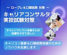 キャリアコンサルタント面接対策いたします キャリコン面接＆口頭試問突破のためのノウハウ伝授します！