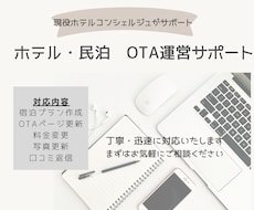現役ホテルOTA担当が運営代行します イメージ1