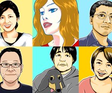 写真からSNSで使える似顔絵アイコン描きます 写真をそのまま使うのはちょっと…という方に。