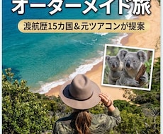 元ツアコンが作る！要望に応える旅行プラン作成します 元ツアコンと一緒に作る！ やりたい放題オーダーメイドの旅