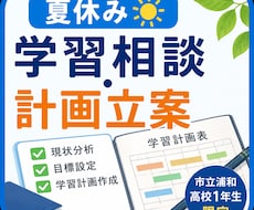 市立浦和高校生限定★高1夏休み学習相談受けます イメージ1