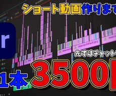 YOUTUBEのショート動画編集します イメージ1