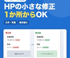 ホームページ・WordPressの修正を代行します イメージ1