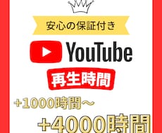 YouTube再生時間を1000時間～宣伝します チャンネル収益化に必要な視聴時間まで拡散＆宣伝致します