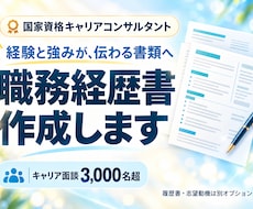 プロの転職対策セミナー講師が職務経歴書を作成します イメージ1
